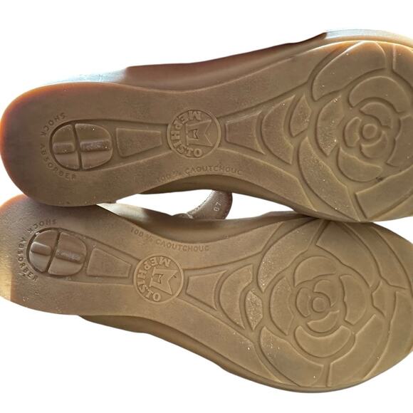 Mephisto Pattie Velcro Sandals Neutral Boho Summer Coastal Mermaid Seashell 7 - Picture 11 of 11